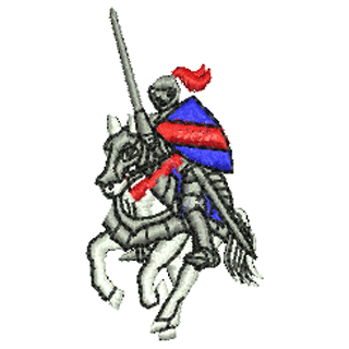 Knight on a Horse 10196