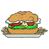 Burger and Chips 11136